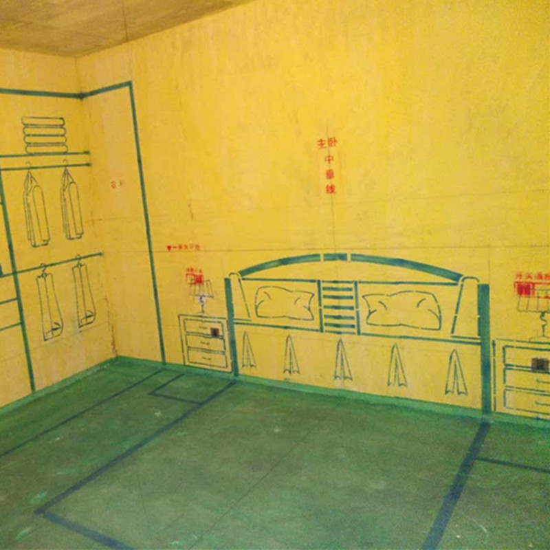 全套家装工地放样模板装修放样模板家具图案3d全景喷漆模板镂空牌