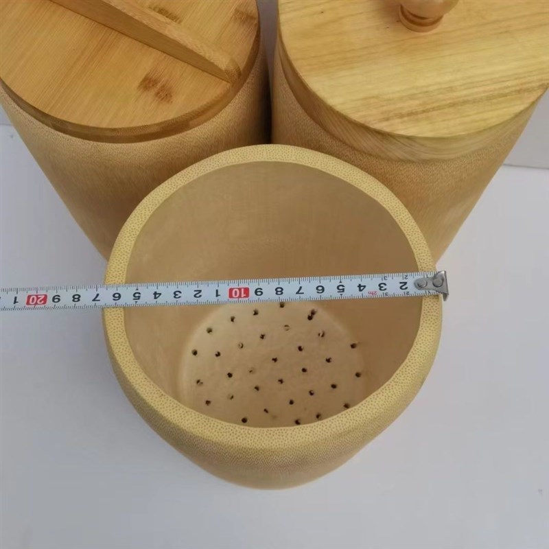 老式竹蒸子楠竹蒸饭筒竹根蒸饭桶纯手工竹子竹甑子家用蒸米饭竹筒