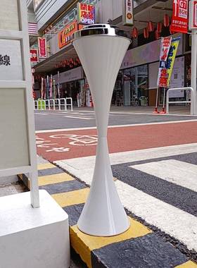 落地式12931卫间烟生灰缸立式带盖个性时尚电梯k意tv厕所客厅烟创