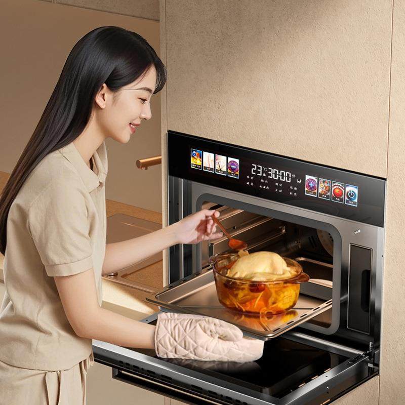 4SO-B40S0L/体60L彩屏蒸烤炸箱电蒸箱电箱家用大容量嵌入式烤蒸烤