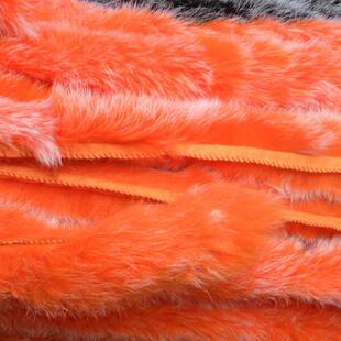 仿兔毛服绒条辅现货DIY装配WRV毛饰领口袖口边条假毛领条花边料