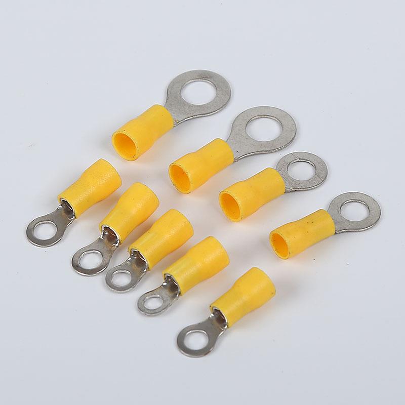 5RV.5-8圆形150预绝缘端子RV冷压线鼻子预绝缘冷压头铜线端耳