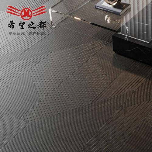 北欧厅几店何木厂标纹瓷6砖00x1200客餐民宿酒背景墙地砖工装木地