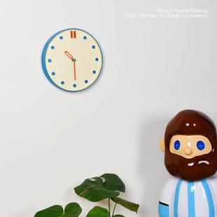 北欧设计简约时钟尚挂客厅感挂墙时用钟家钟表厂家直SZ14 1销质量