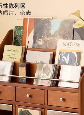 复DBE柜古木书杂柜简约日实式客厅志书房小户型收纳储物柜中药柜