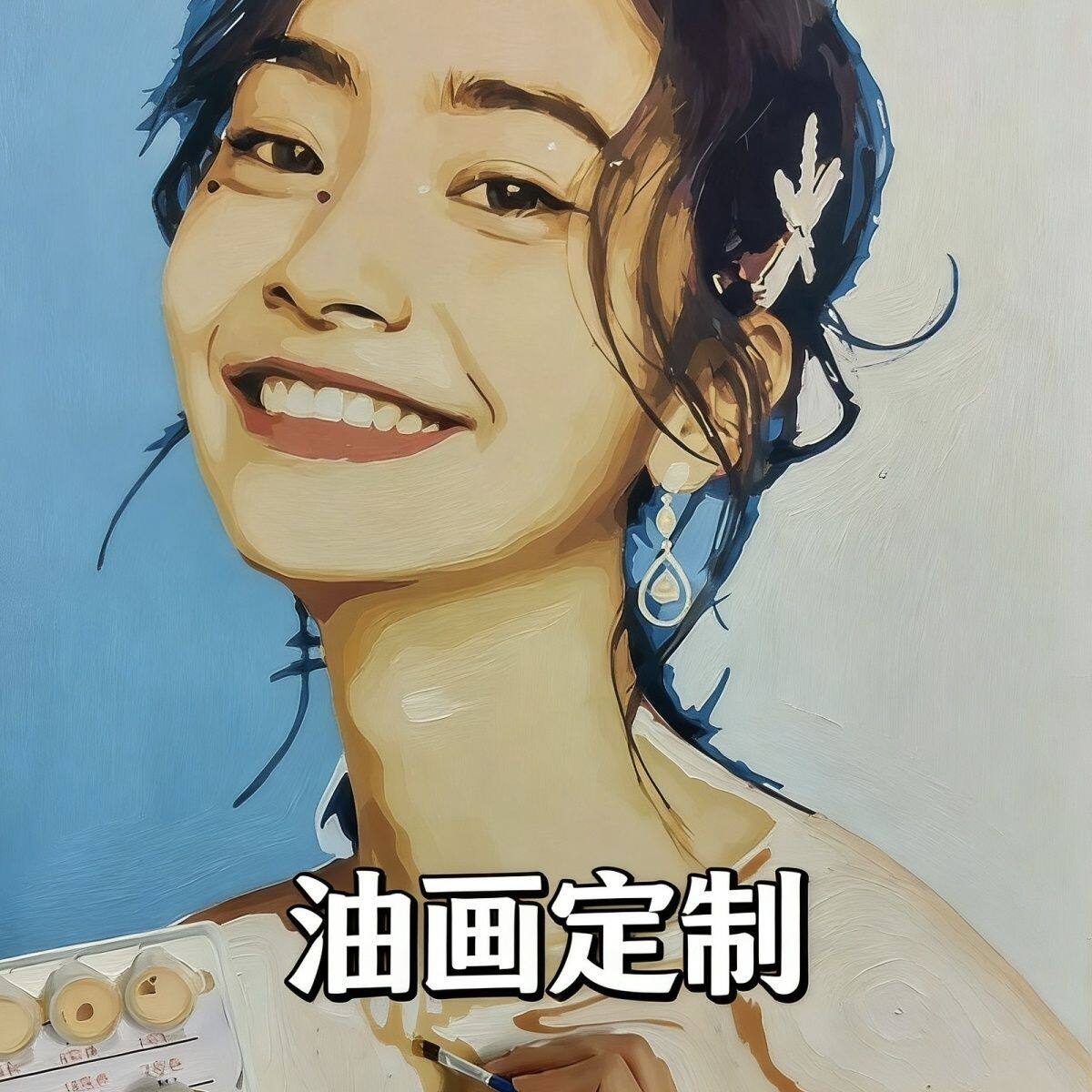照片100色大尺寸数字油画照片手绘手工diy彩画填色生日礼物