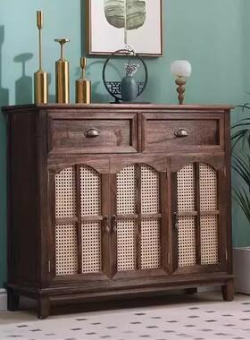 斗柜鞋客DKA厅靠墙立柜带储物门柜门厅入玄户简易柜复古关柜