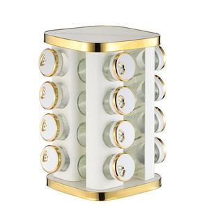 调厨套房调料罐置物架装 调料盒360度旋转调味罐ETD佐料调味瓶料味