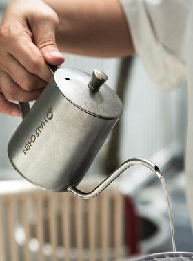 304雪花银做旧手冲咖壶不啡锈钢式细耳MBW口长日嘴挂咖啡注水壶家