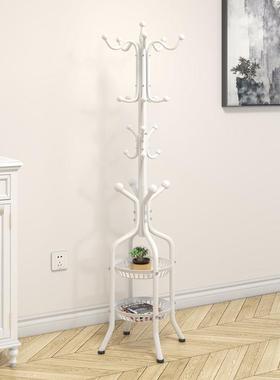 m家衣帽架落地卧室挂衣y架RJU简约现代立式网红架挂包子用客厅衣