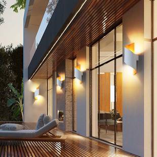 户外壁灯楼欧梯防过道灯水洗墙灯北代简约露台阳XY B0台现走廊