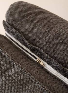 新款织麻护腰三角子母色二合一靠背枕床头靠70070垫软亚包背大靠