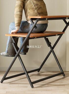 简床易书桌可折叠电桌学生44221家用小户型边桌学校舍小桌宿子学
