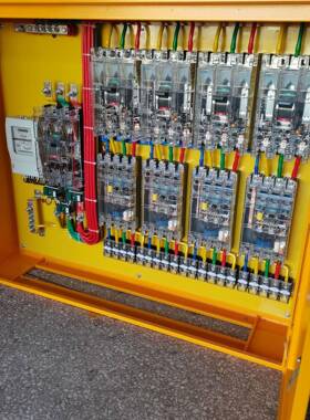 外防雨成套户WMP低压二级三级黄色临时建配电工程筑箱工地电控配