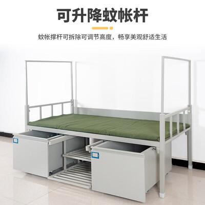 4款1制式营具上下铺双层床KLS-ZSC单人床营房营桌具钢习制内务更