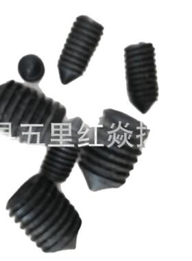 专业生螺产国标一发开槽锥端定位钉黑字槽定位QUU螺丝GB72