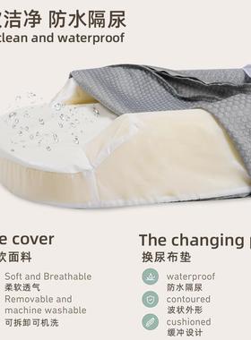 换尿布垫多子防约水高密度海绵床垫婴儿软垫子简功泡85964沫婴能