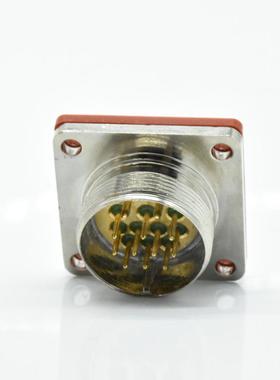 气J密性航空插1头12P方盘固定接头M2312连ZH芯真X空密封接器