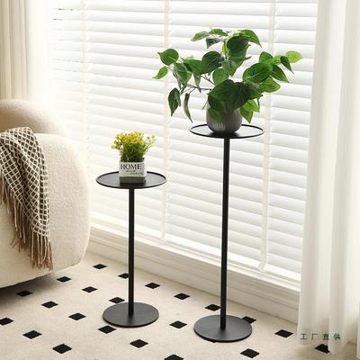 RSK花架落地阳单式层客厅台置物架现代简约盆景支架铁艺单个架花