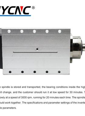 HD跨境源2Q2KW货32245飞边四轴承方形风冷木工雕刻机主.轴电机