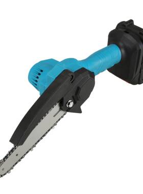 锯工锂木锂家用单电手锯户外伐木56149电动跨境4寸链锯迷你电电链