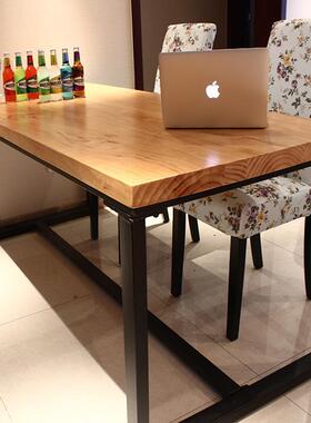 实脑电桌双人并排家2用台42717式米长木桌写字台简约办公桌书桌电