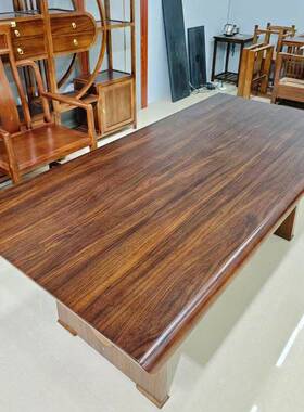 胡木桃13781木实大板办茶台茶桌椅组合新中式公茶厅桌椅客家用泡