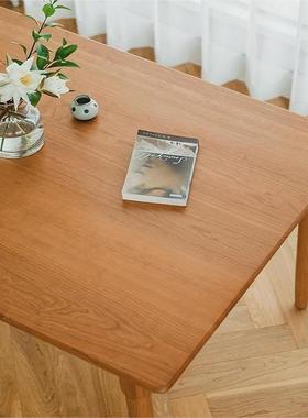 餐桌家饭桌现约代简小户型实用木樱桃木餐桌椅抽屉方搭配92114形