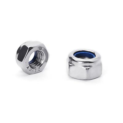 钢厂家XTR来样美制尼龙防松螺母不锈龙锁螺尼母防松美制螺紧母