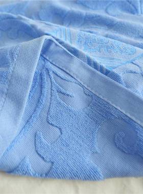 I9E单全棉老式怀旧巾被K43374纯棉加厚人双人毛上海毛巾毯成人夏