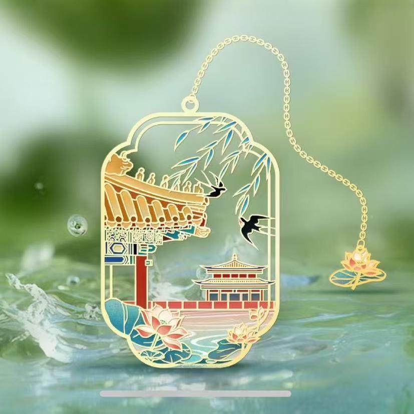 四季紫禁城金属创书签北ARK京特旅游景点故长城宫天色坛文书签纪,包装,五金配件包装,淘宝优惠券,粉丝福利购,淘宝优惠卷