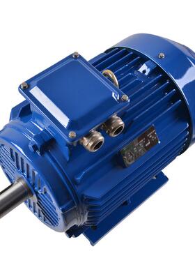 三厂家销售5K.5w电动机YE2系列相异步380V卧电机机械设YE3-32M式