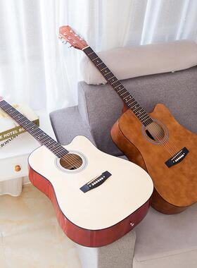 吉他41寸19743吉他厂家直销初学者练椴木j木习ita新手入门款琴实