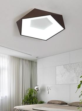 卓迩新款l灯ed吸灯卧室灯顶房间简约现代书房几20005灯个性何吸顶