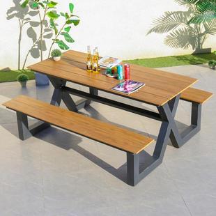 户木外山型园椅塑靠背长小椅公园椅64731户外长椅花园区公园公椅