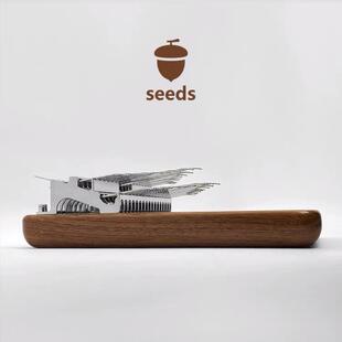 seeds果实ZEM34拇指琴双层半音音胡桃木板式卡林k巴琴alibma手指