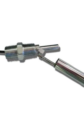 不锈内四分牙侧装球液外65262位开浮钢关液位计