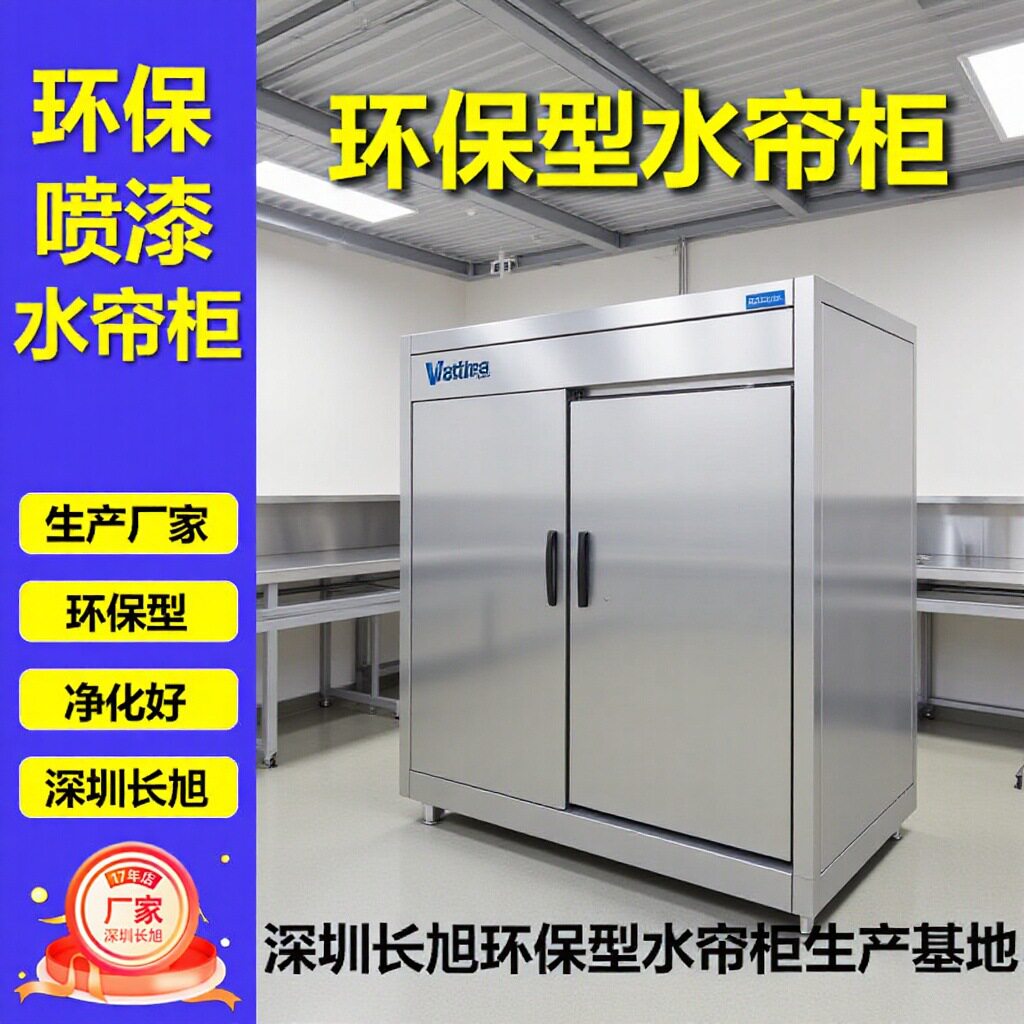 水帘柜喷漆设备 水帘柜空气净化除尘漆雾处理设备环保除尘喷漆