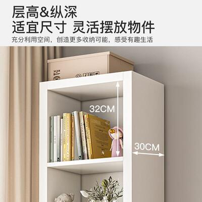 简易9765书架夹落地靠墙客厅转置物架多层窄缝角收纳柜子小书储物