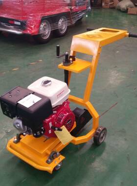 手式汽油马路割0机QLU水泥路面切缝机50型混凝土开推缝切机