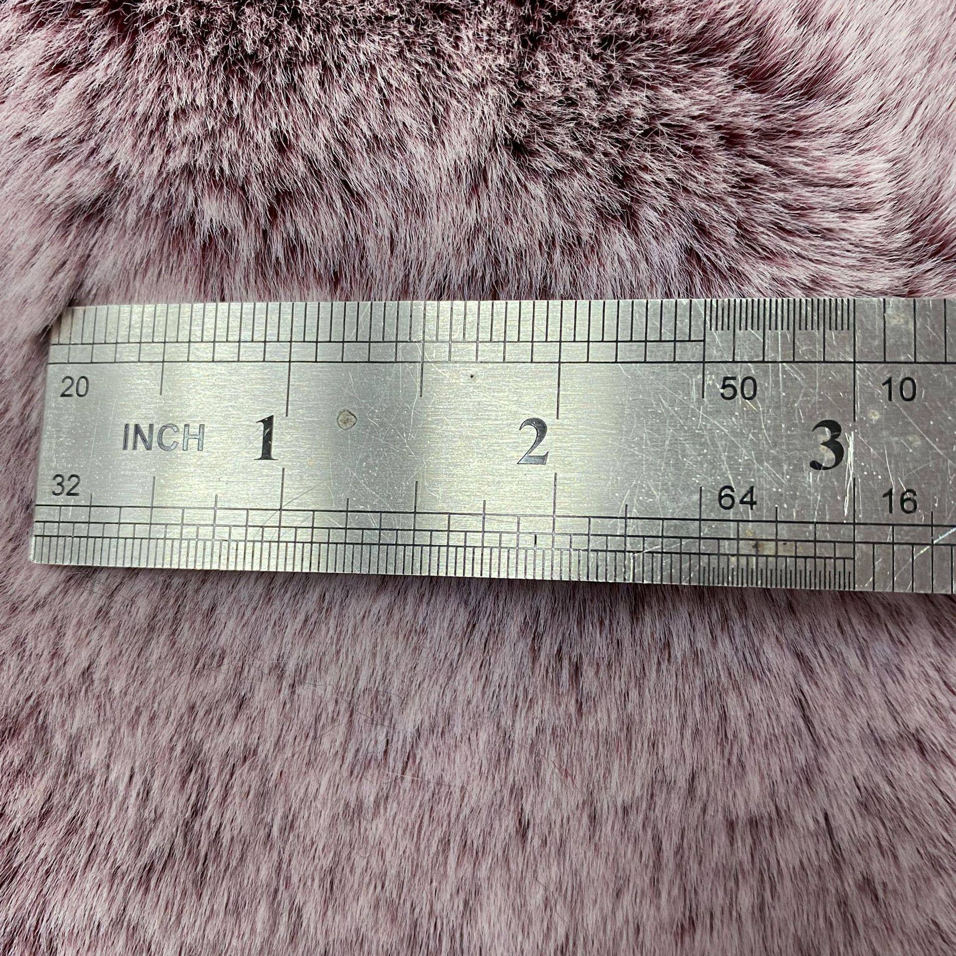 厂价c直供2m仿兔毛染色兔料毛褪毛白面1500gLX12658兔染尖