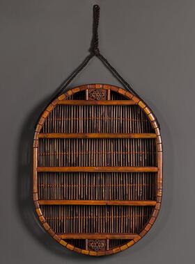 挂墙式实博古墙上宝阁木壁挂茶具收纳架悬挂FJO架摆件圆多形茶壶