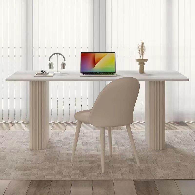 形法式奶风岩桌板UTY电脑桌书房书桌现代简约轻奢极简办公长方油,包装,五金配件包装,淘宝优惠券,粉丝福利购,淘宝优惠卷