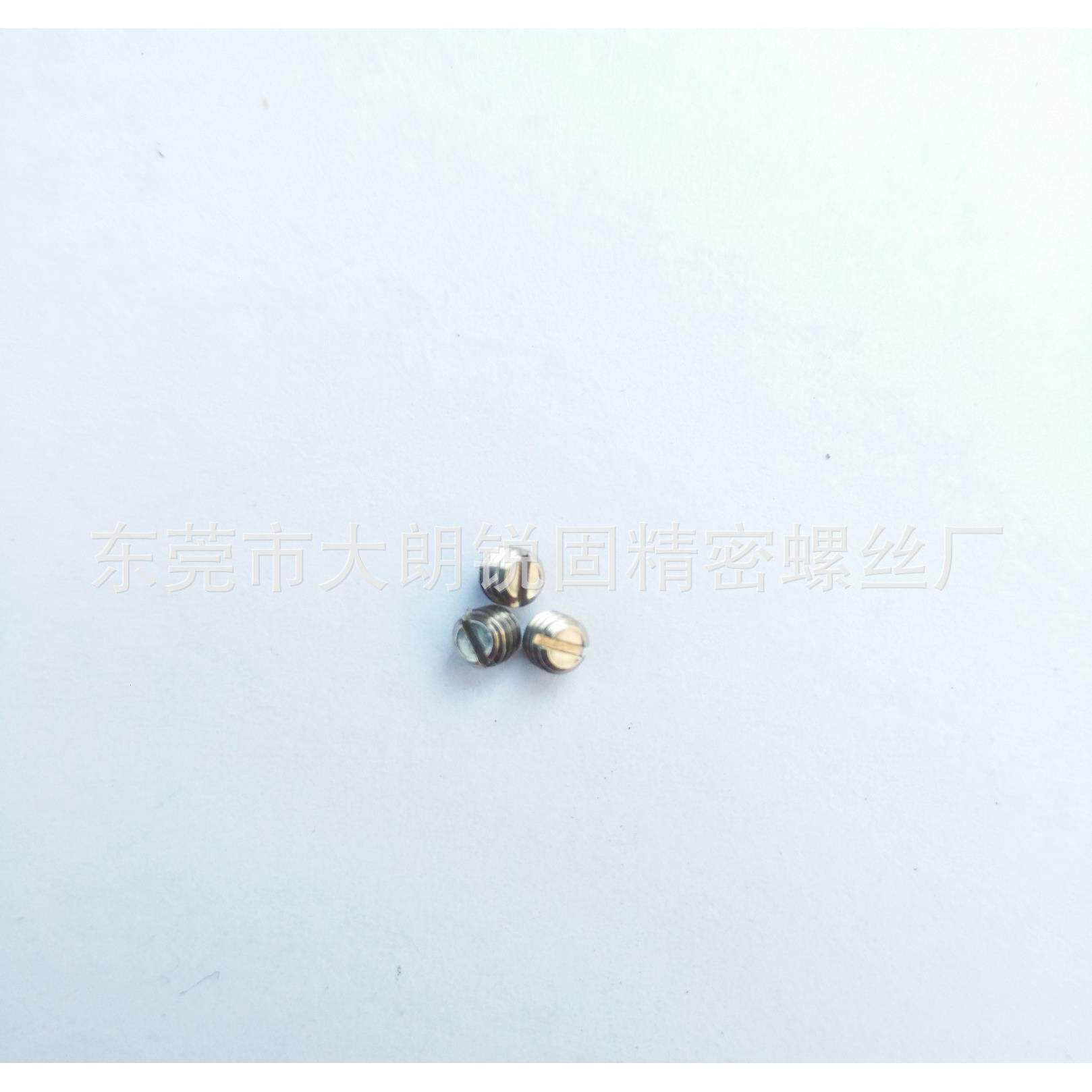 本工生产订做一字锥厂端业紧螺丝专皮具一字槽螺JFM定丝
