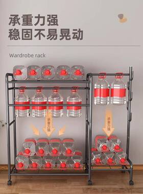 落挂地衣架带用轮卧室收纳家室内简易阳晾台晒USS衣挂架衣服杆衣