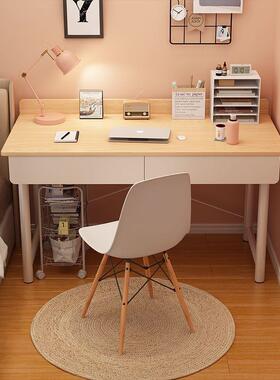 小电脑桌台式家书桌简约办公桌室女HNU生化用妆桌卧简易学生写字