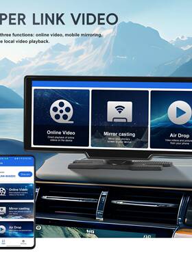 p10.26寸高a清车载显示器跨境载导航仪crDUU车lay汽车导航仪一体