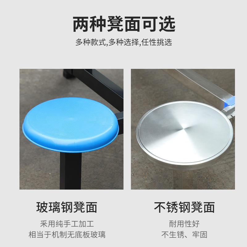 不锈钢CC521餐桌食堂工连体餐椅桌椅学组合4人8人位校员食堂餐桌