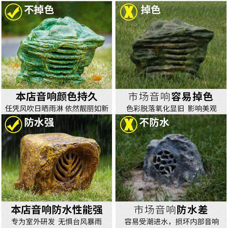 ST603室CQQ外草坪音响景观园林喇叭户外-公小区石园防水头音箱
