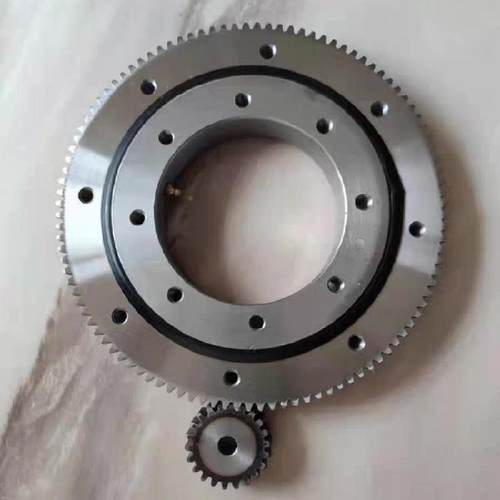 回转支撑轴承无齿回转轴支承吊车机规械臂旋转支转437盘承齿撑圈